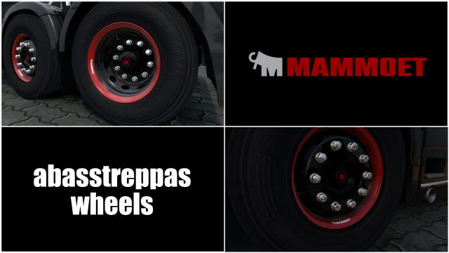 Mammoet Painted Wheels