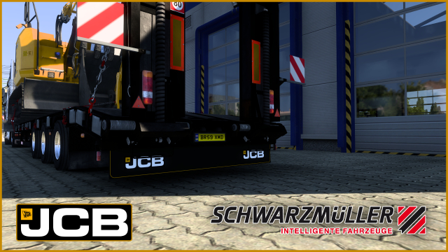 JCB Mudflaps Schwarzmuller