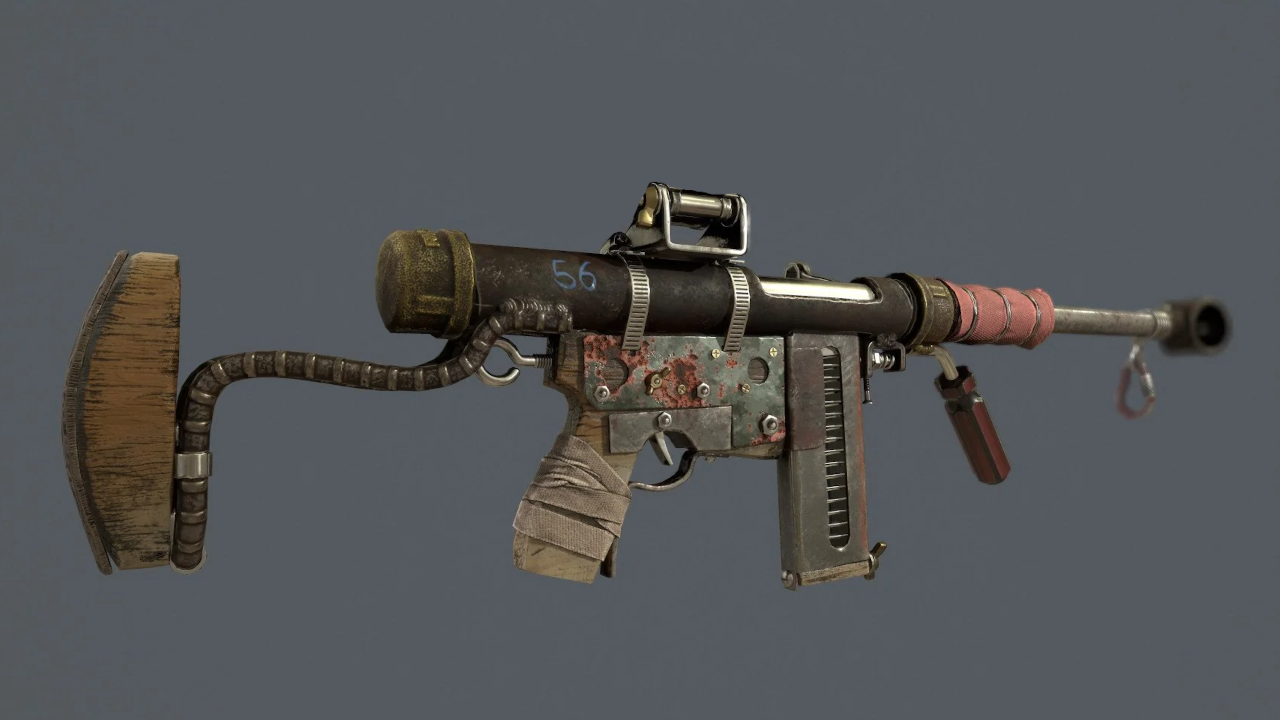 Estiva's pipe machine pistol