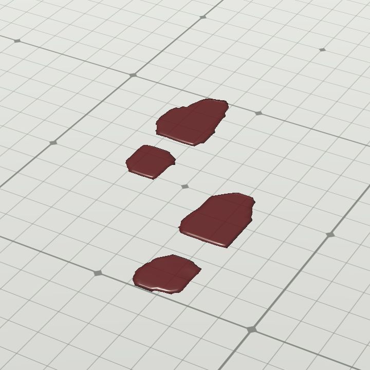 Blood shoe pair