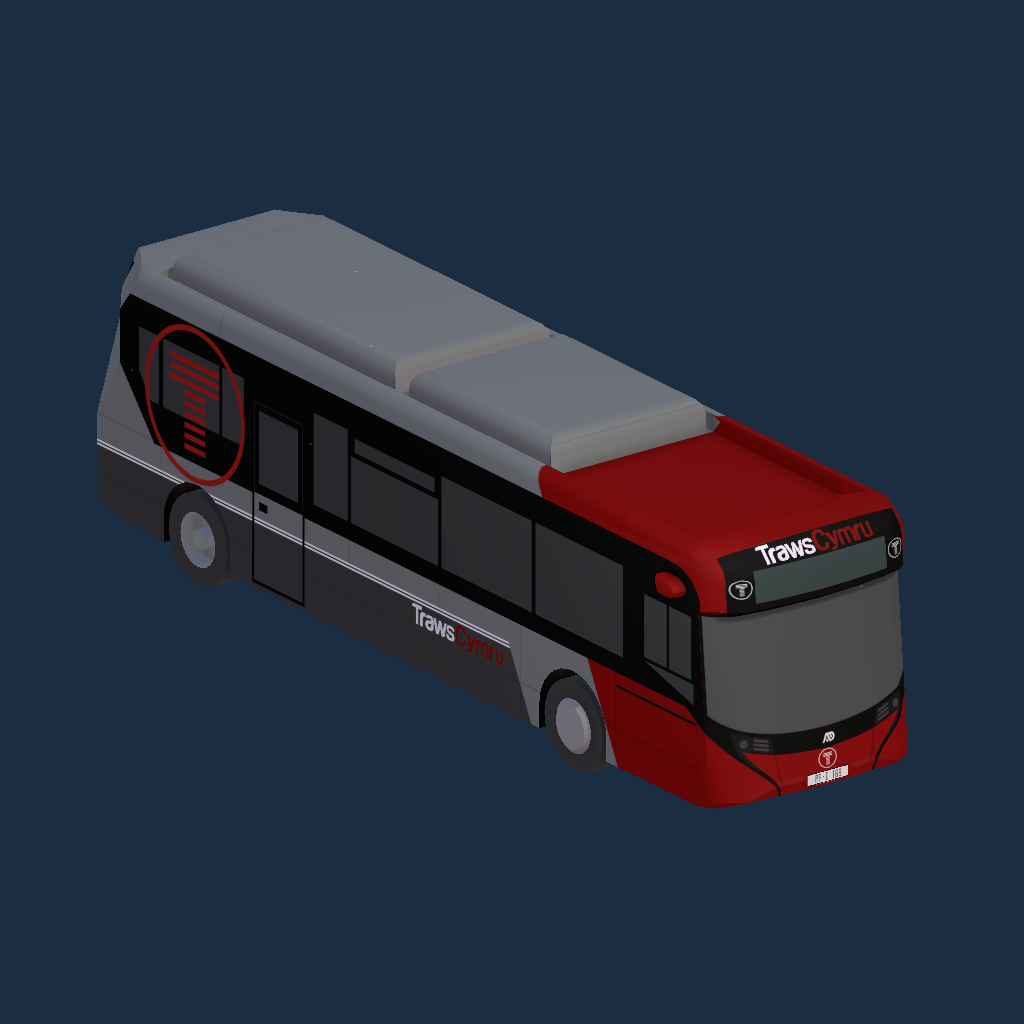 Traws Cymru Red E100EV