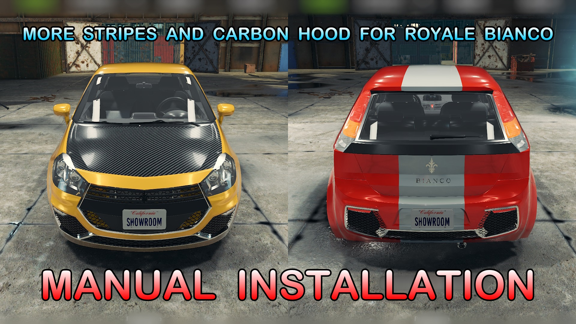 More Stripes And Carbon Hood For Royale Bianco