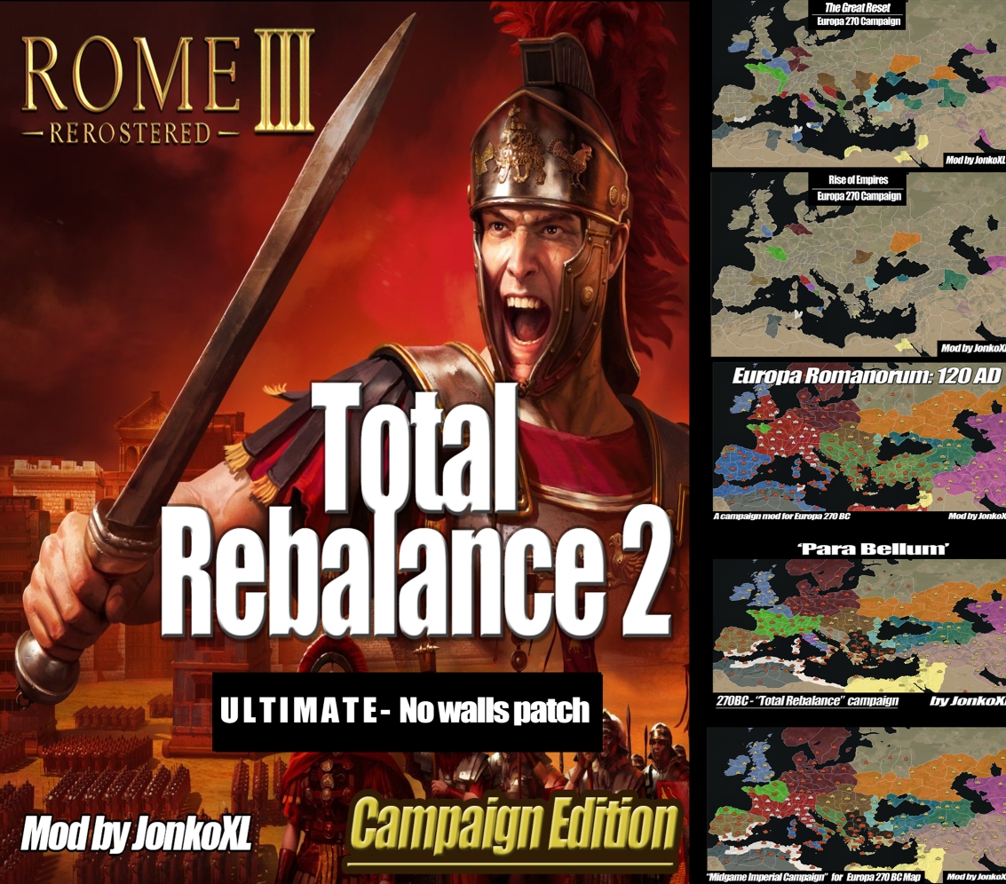 Total Rebalance II- Ultimate Campaign Bundle (No Walls Patch)