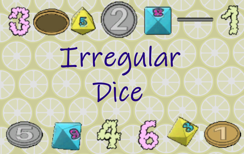 6 Irregular Dice