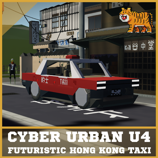 CYBER URBAN U4 (Cyberpunk Hong Kong taxi)