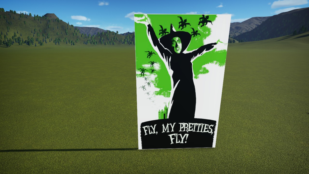 OZ-FlyMyPrettiesLargePoster