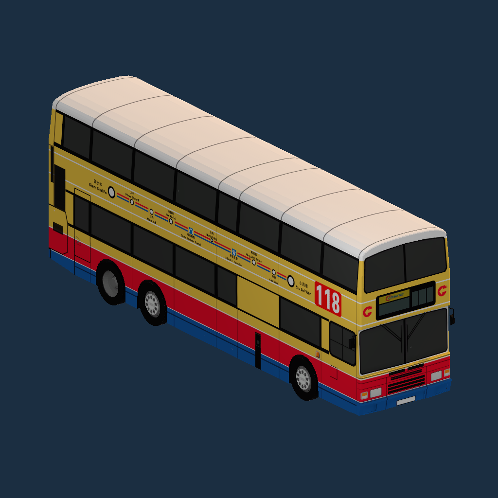 CTB Dennis Dragon 8XX - CTB 90's color Livery