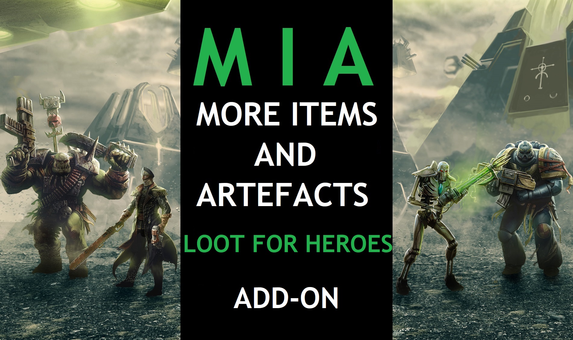 MORE ITEMS AND ARTEFACTS - LOOT FOR HEROES (Add-on)