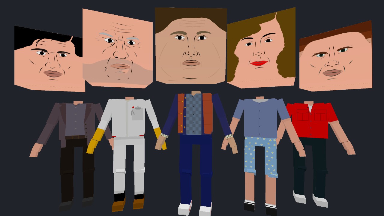 Back To The Future (First Movie) Textures