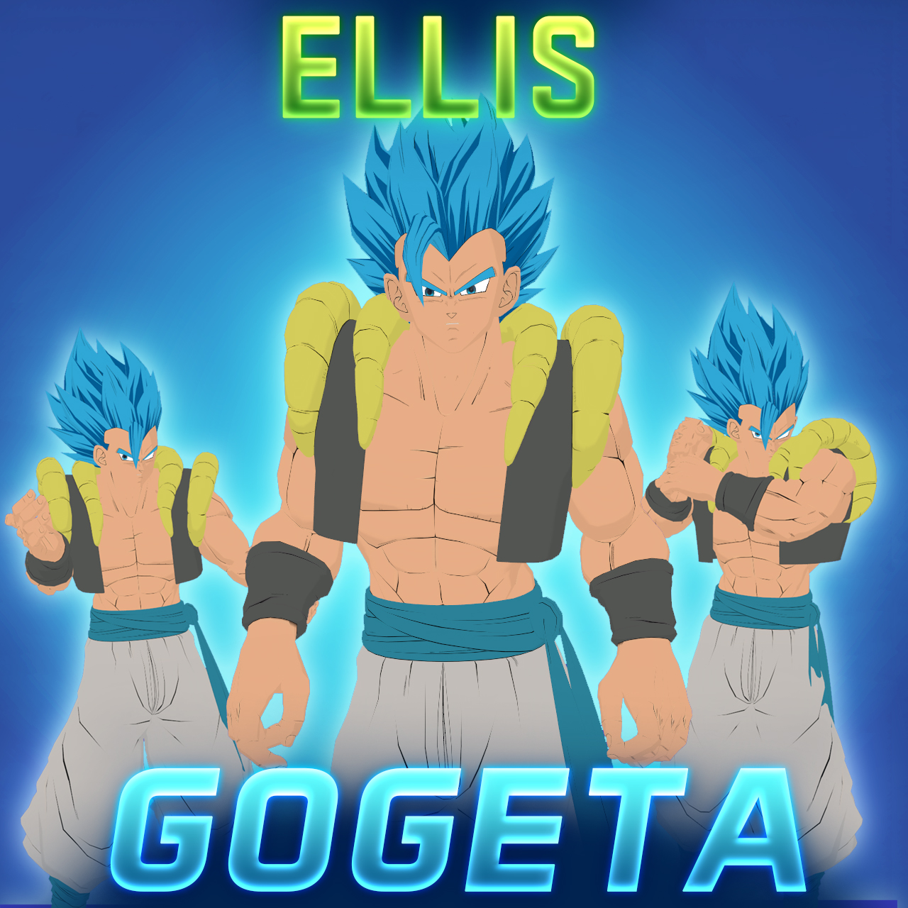 [COMM] Dragon Ballz: Gogeta SSGSS - Ellis
