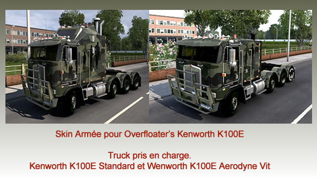 Skin Kenworth K100E Armée