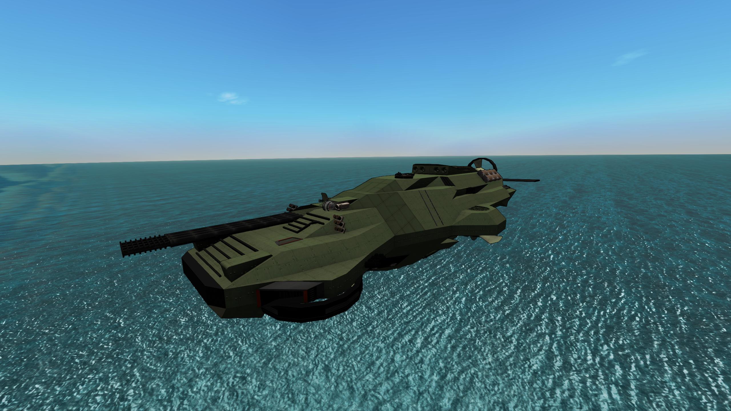 Amphitaswa Perentie frontal hovercraft preview
