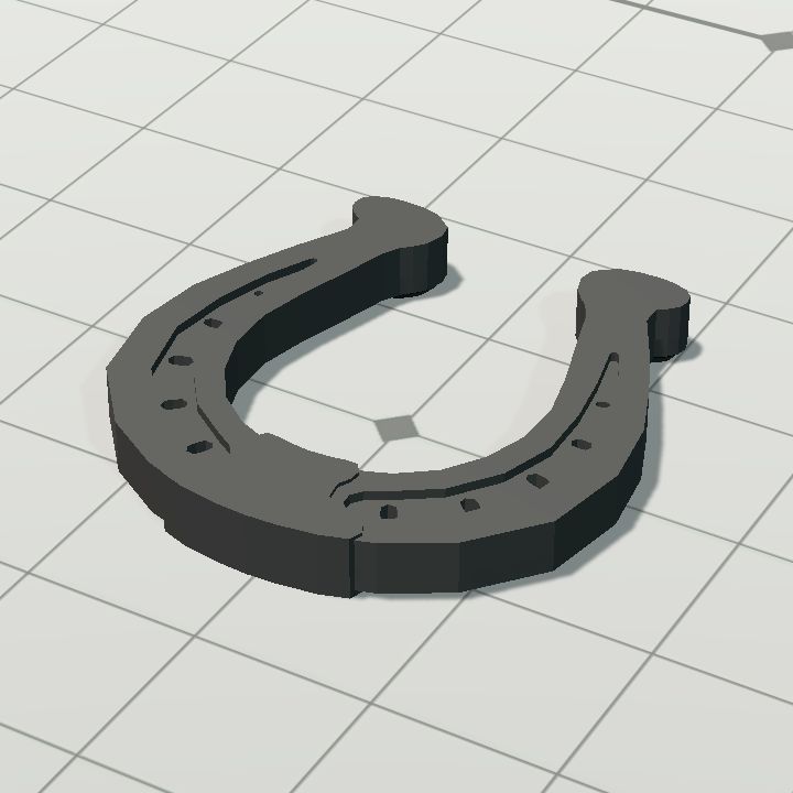 Horseshoe colourable STL