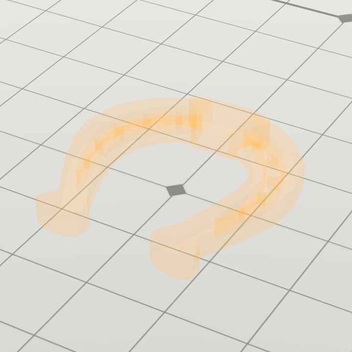 Horseshoe ghostly orange