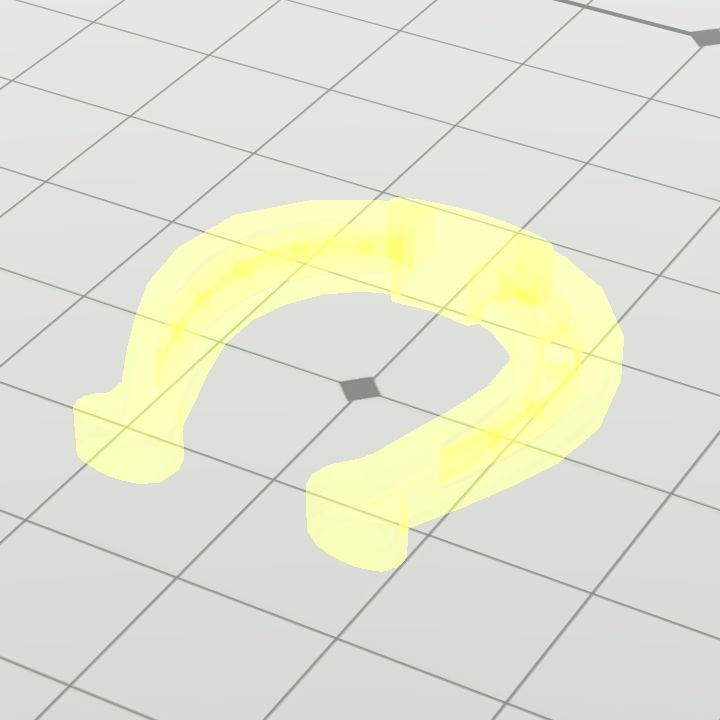 Horseshoe ghostly yellow