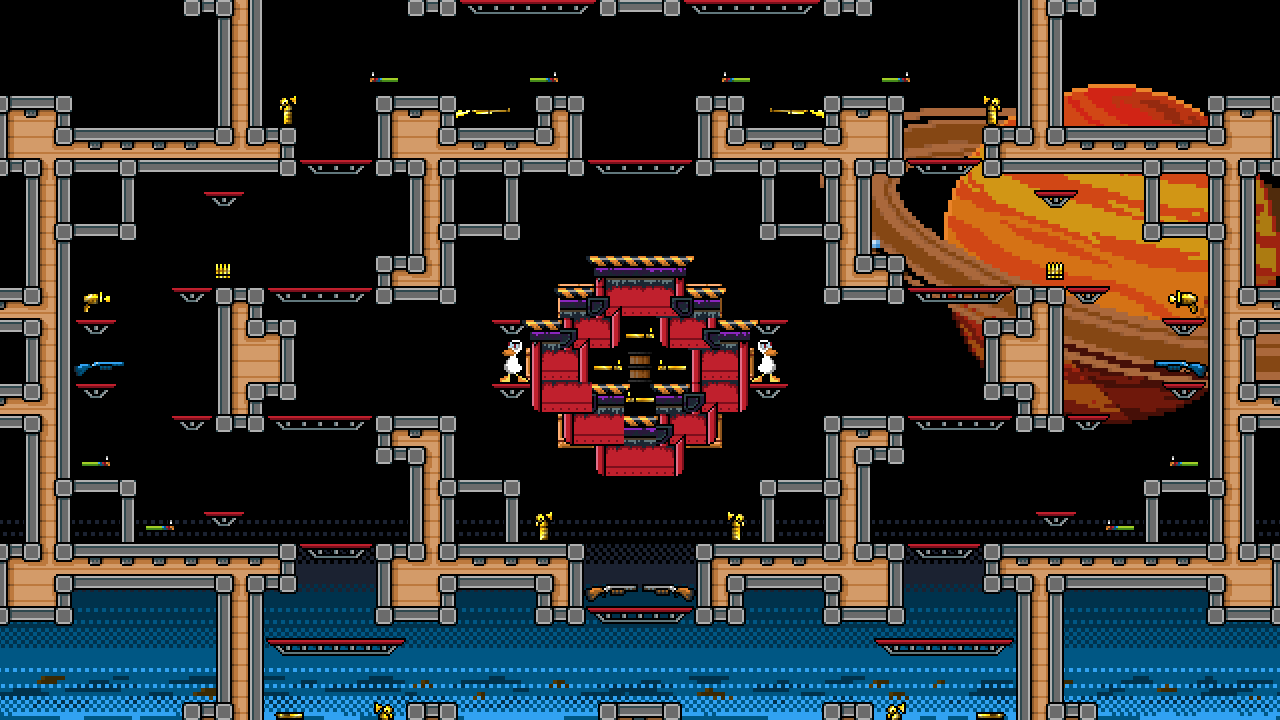 Fucking kill each other in this piece of shit symmetrical space arena