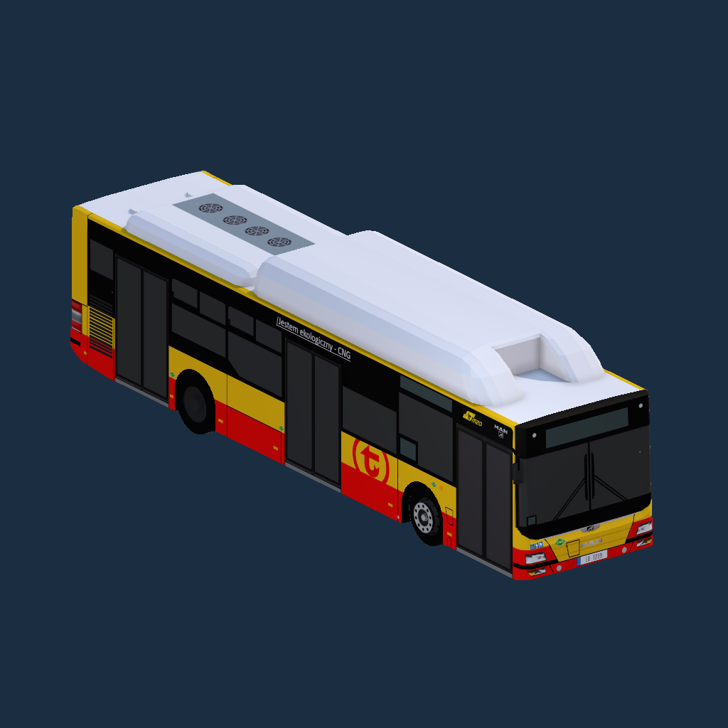MAN Lion's City CNG MZA Warszawa