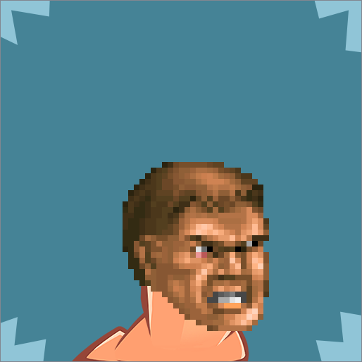 Doom Guy Head