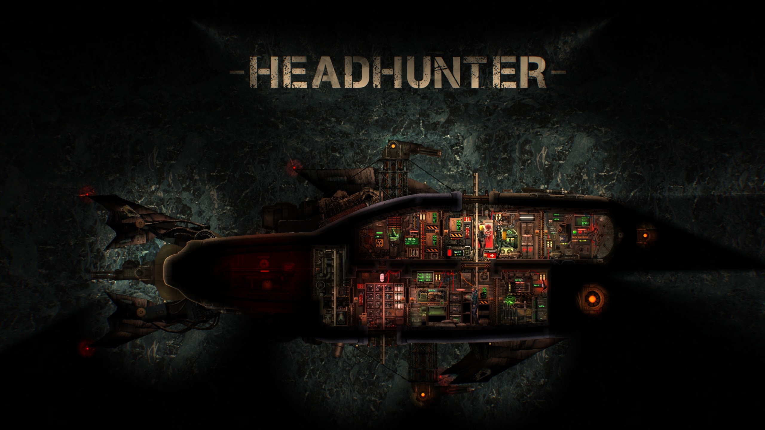 Headhunter - 3 Versions - Tier II Attack Sub – Barotrauma Mod