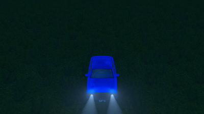 MARIOKART 8 Blue Car