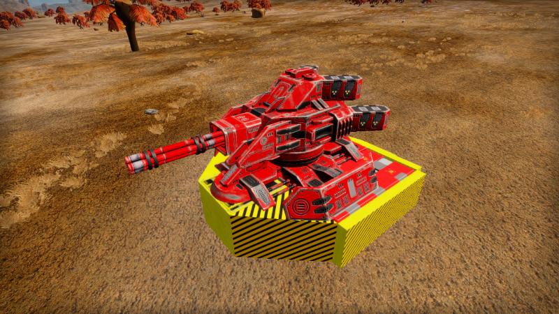 Minigun-Emplacement