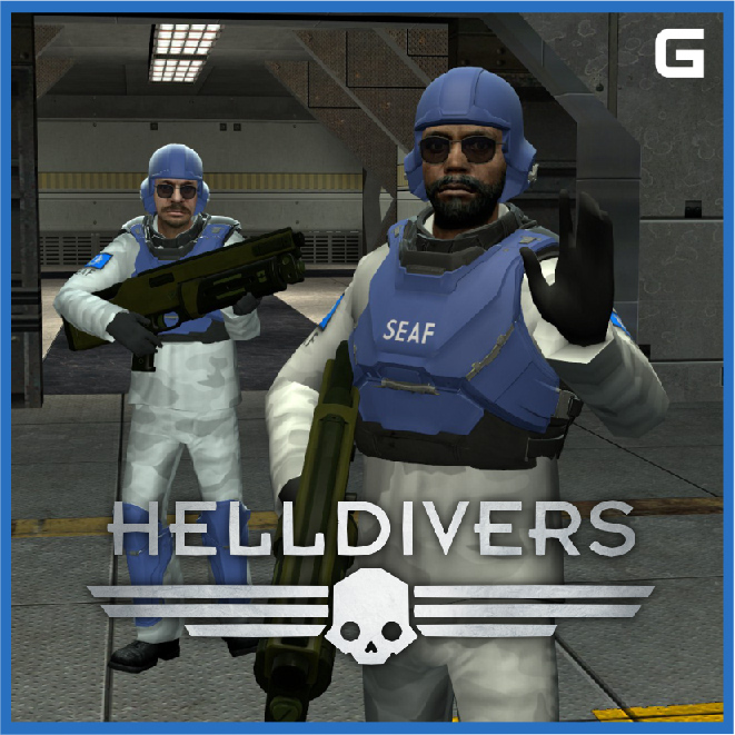 [HD2] SEAF Military Police [Playermodel + Ragdoll]