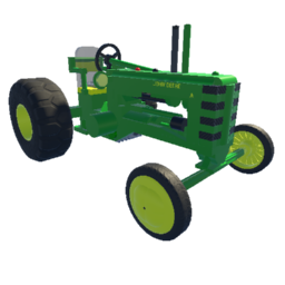 John deere A - wide front - lights