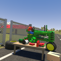 John deere A - engine  apart/ maitnece