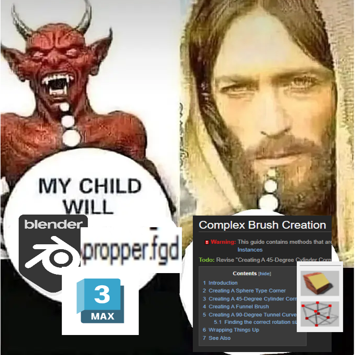 Complex Brush Creation dakimakura