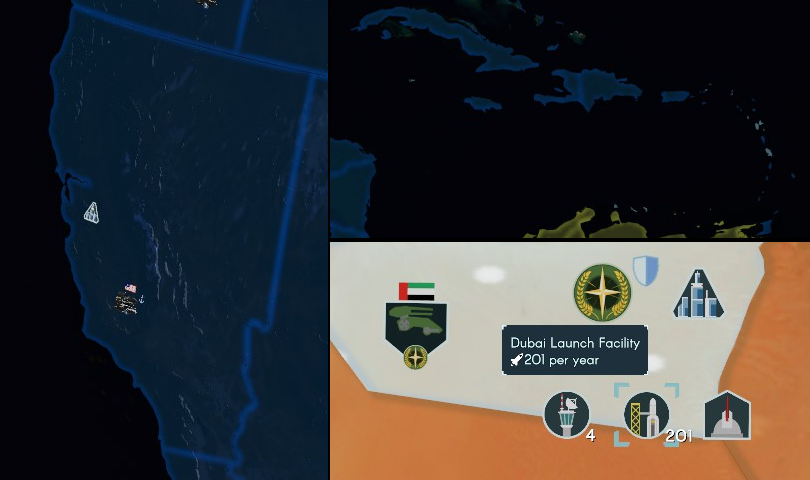Map icons and models toggle