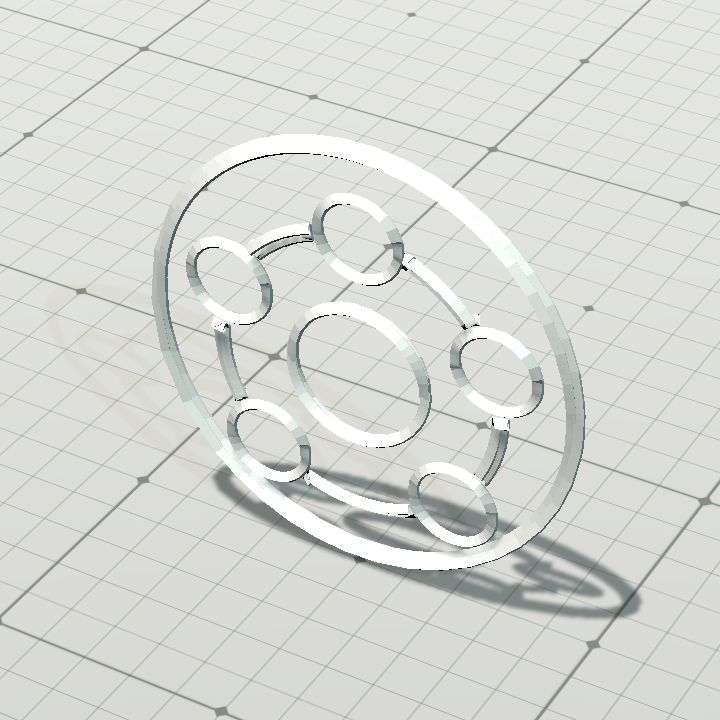 Magic circle, wall - white