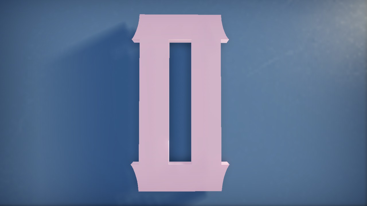 Vanilla Whale Font Letter O 1m Lit Flexicolor