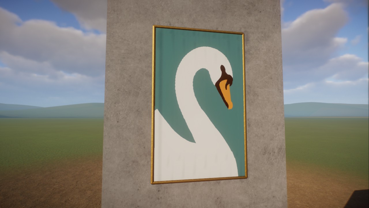 Swan Painting