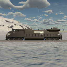NS GE D9-40CW (C40-9W) Clean No Side Sill
