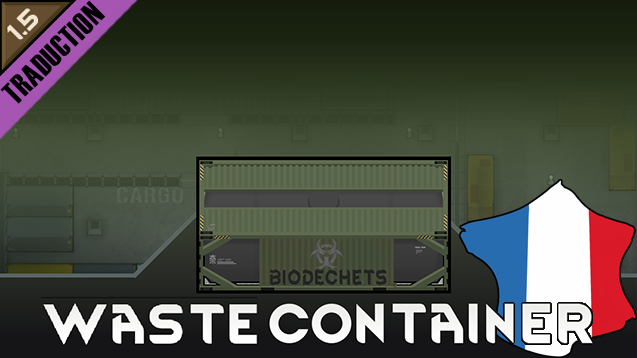 Cargo waste container [Fr]