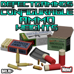 DG Configurable Ammo Weights – Project Zomboid Mod