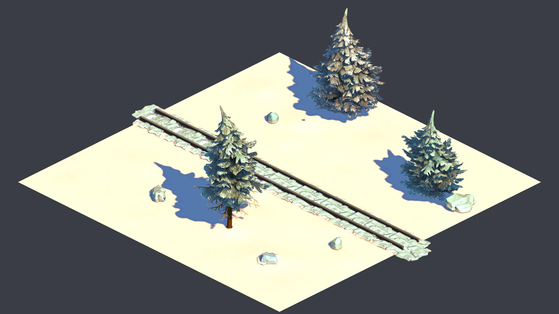 1.9 Straight Rails (Snow).tile