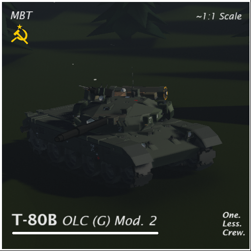 T-80B OLC(G) Mod. 2 Main Battle Tank