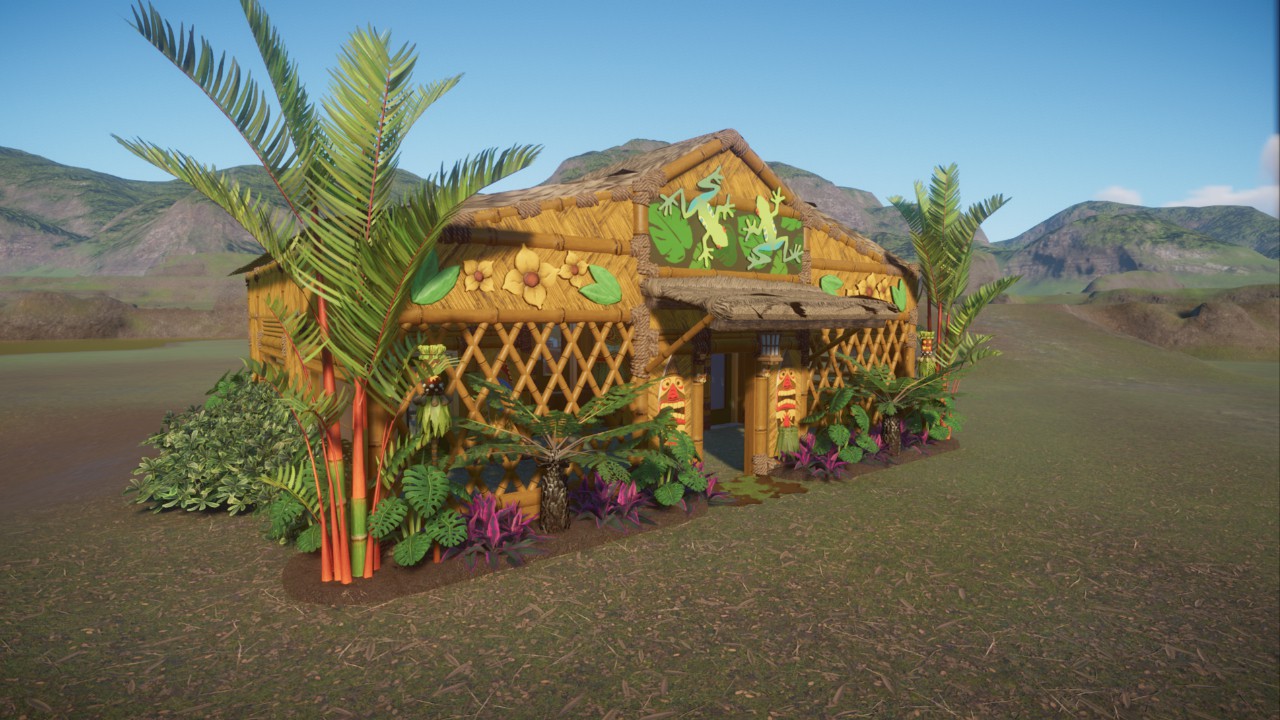 Downstream Staff Tribal hut Grampers62