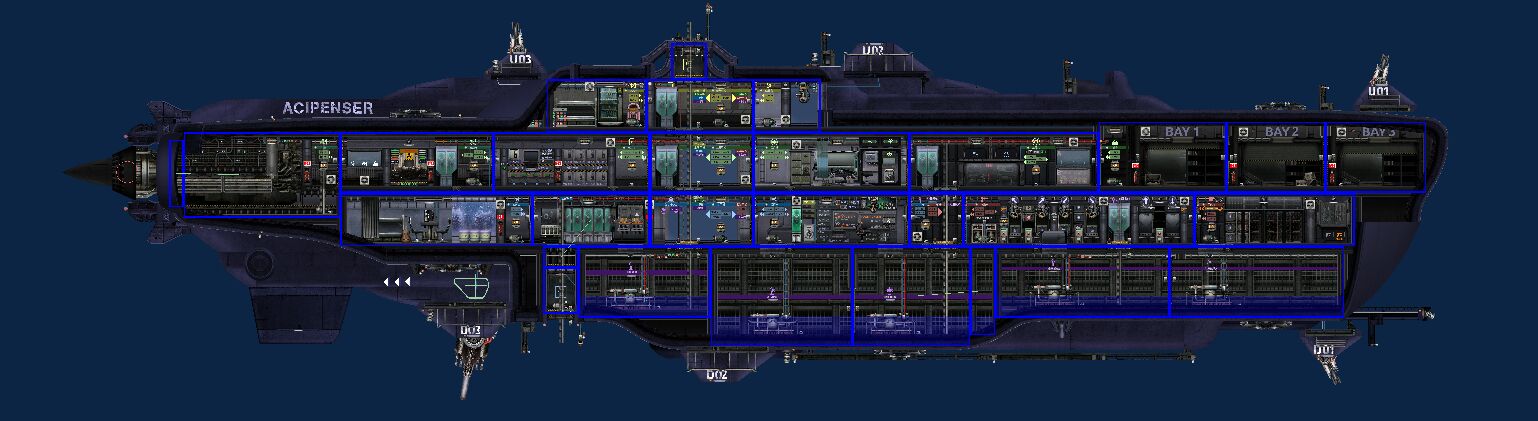 Acipenser-鲟级重型探索舰 – Barotrauma Mod