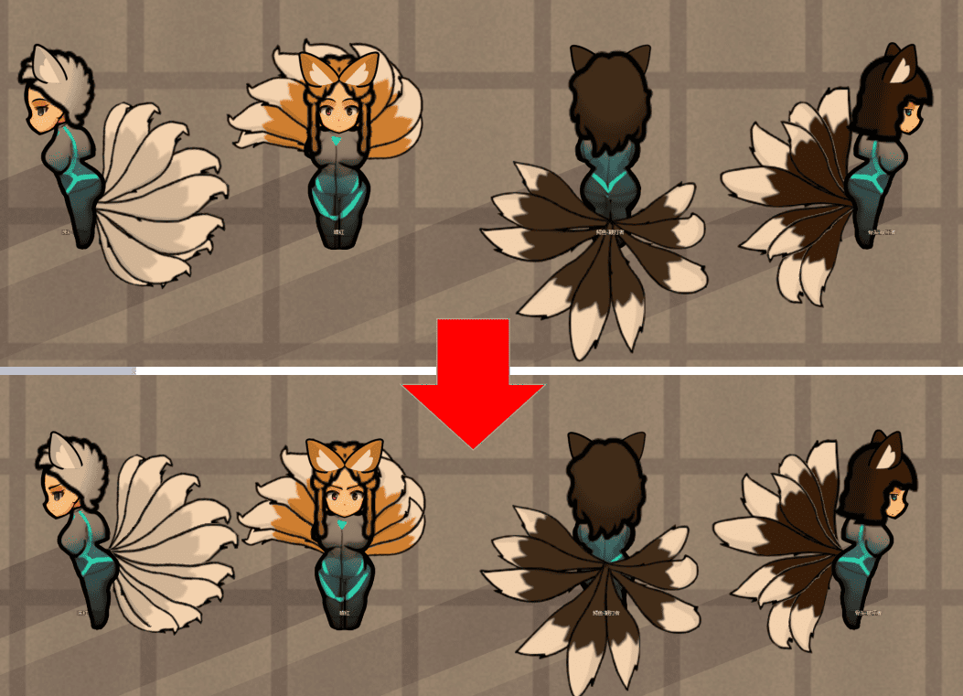 Animated Revia Tails [NL] Compatible Body 2