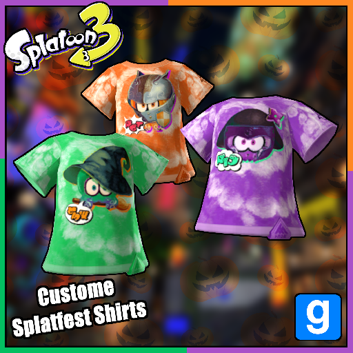 Splatoon 3 Custome Splatfest Shirts (Wizard,Knight,Ninja)