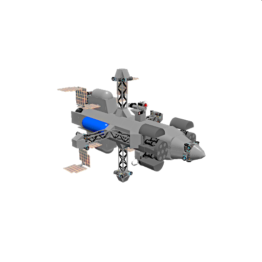 realistic rocket skiff