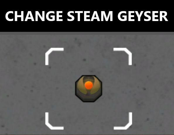 Steam Geyser change