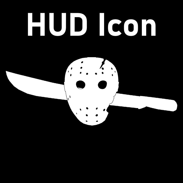 Friday the 13th - The Curse of Camp Crystal lake HUD Icon (Machete)
