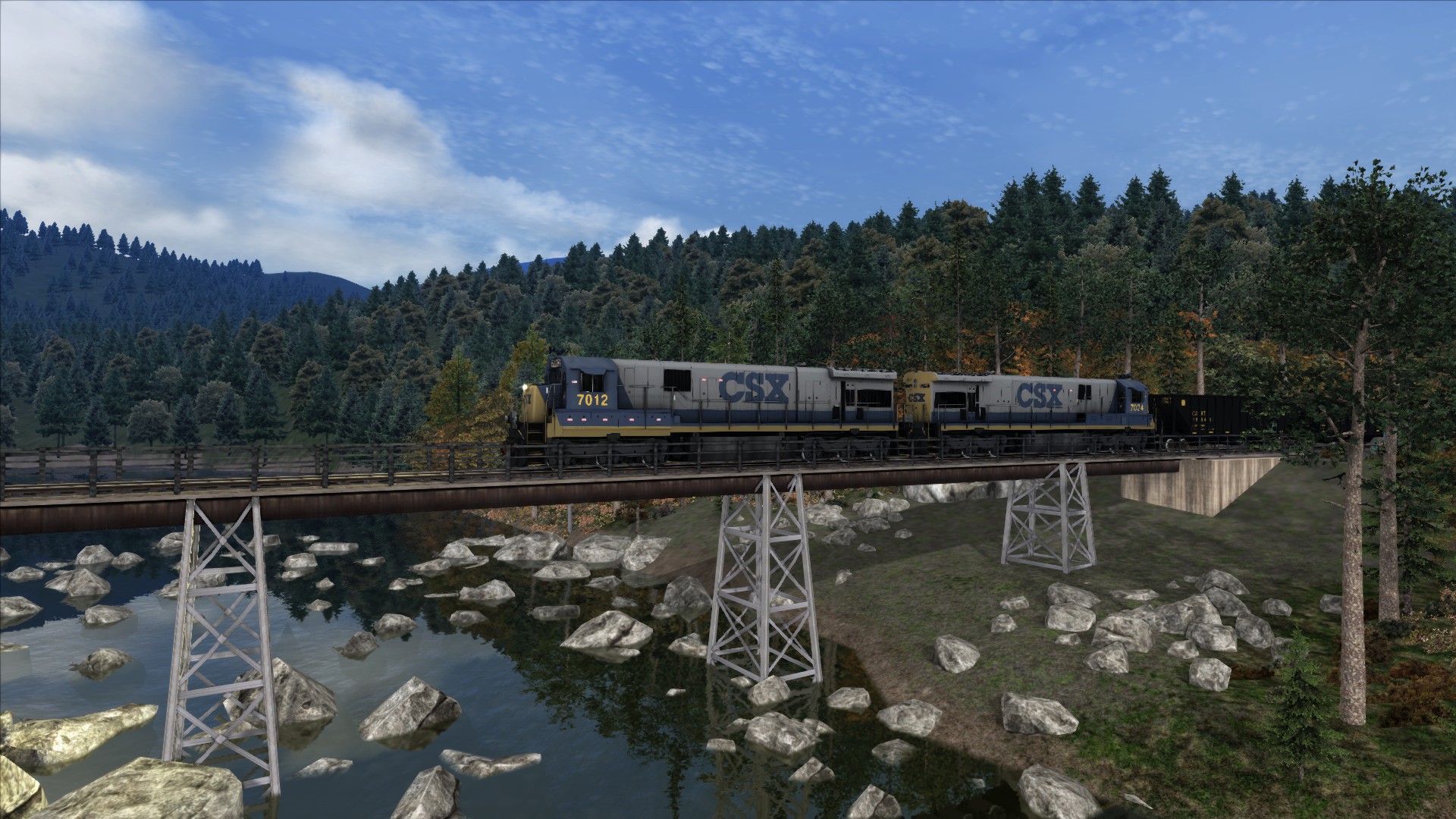 CSX-C30 on Clinchfield Railroad (3-3)