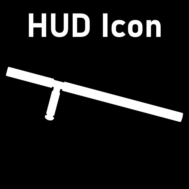 Madness Combat - Baton HUD Icon (Nightstick/Tonfa)
