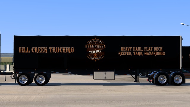 Hell Creek Trucking SCS Curtain Side. All configurations