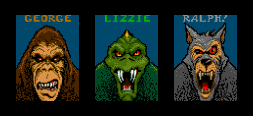 Rampage - George, Lizzie, and Ralph