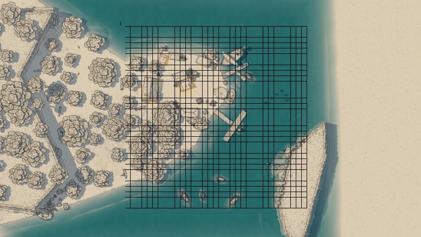 beach campment